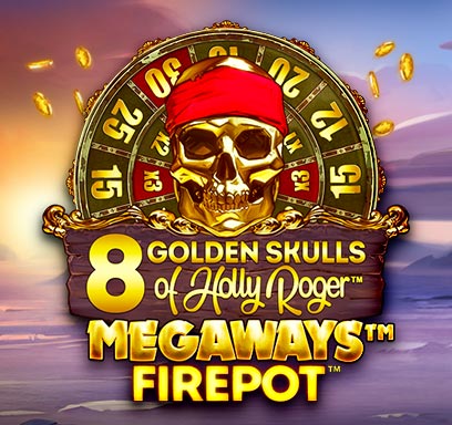 8 Golden Skulls of Holly Roger Megaways 
